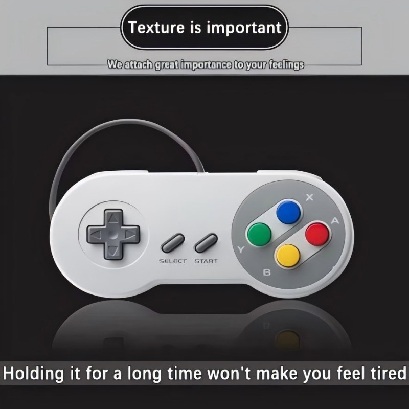 Retro Gaming Joystick - Manette de jeu USB rétro, contrôleur