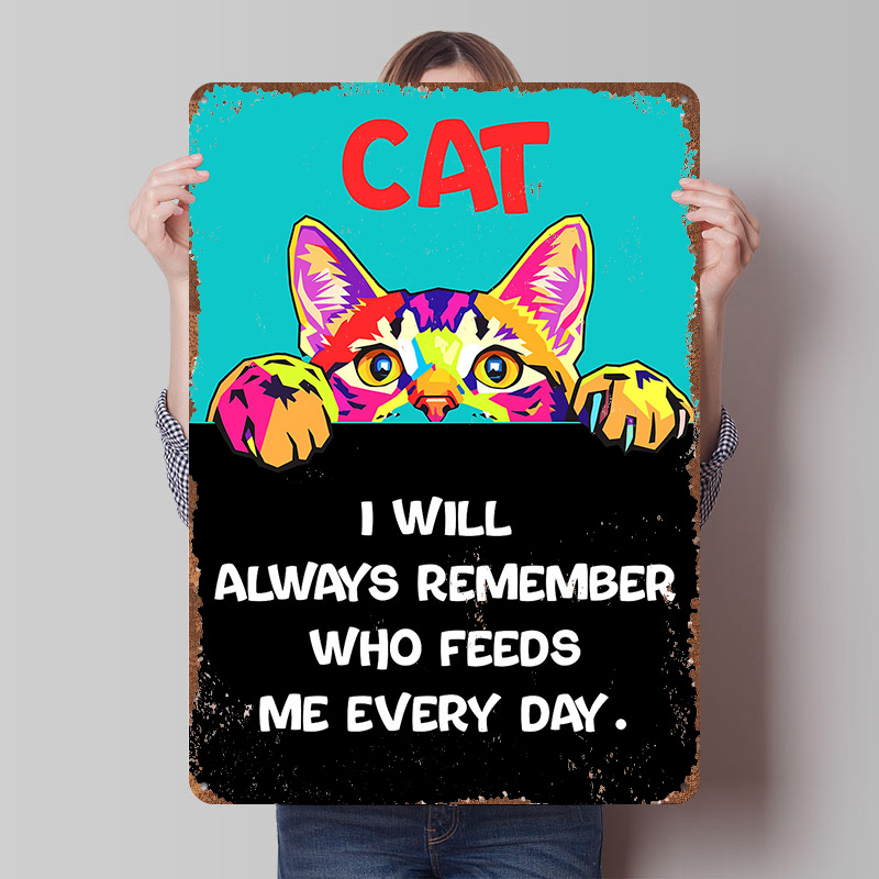 Retro Gaming Quotes - Affiche d'art félin avec citation amusante,
