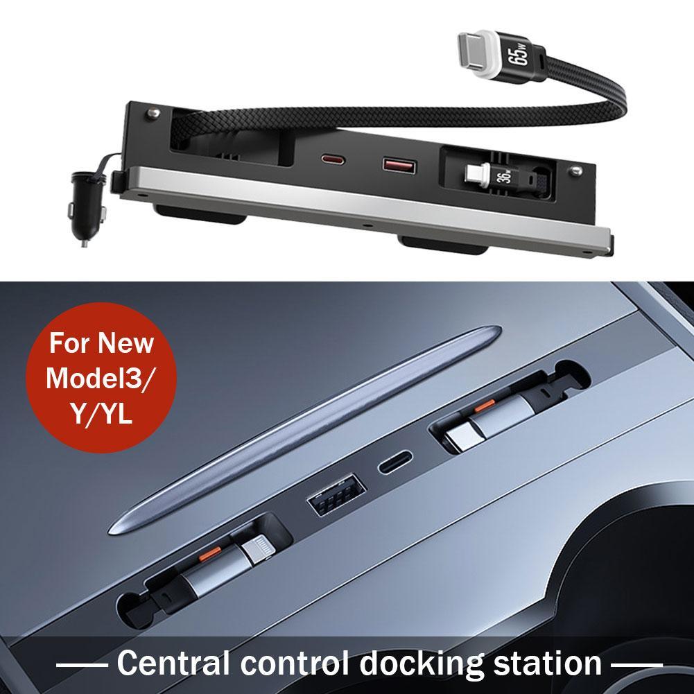 Controller Adapter Usb - Station d'accueil centrale pour voiture, chargeur