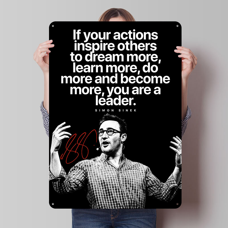 Retro Gaming Quotes - Citation de Simon Sinek – Affiche