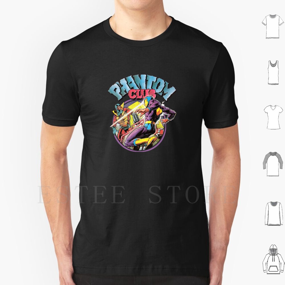 Retro Gaming Shirt - T-shirt Phantom Club-Badge DIY grande taille