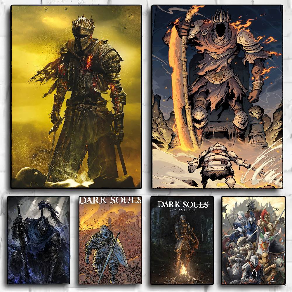 Affiches vintage GAME Dark Sou - Retro Poster Gaming avis et prix