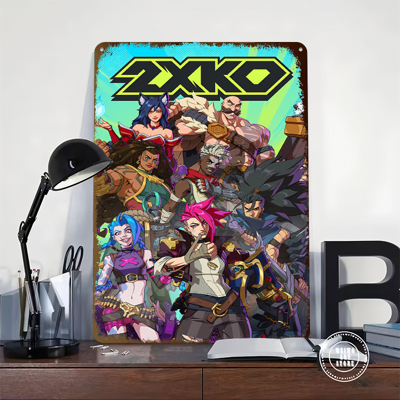 2XKO jeu de combat Art fer bla - Retro Poster Gaming avis et prix
