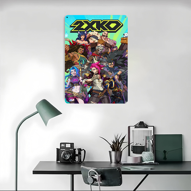 2XKO jeu de combat Art fer bla - Retro Poster Gaming avis et prix