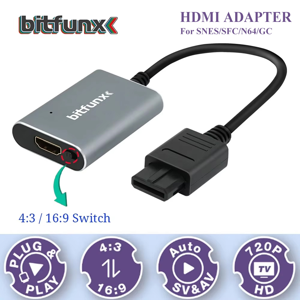 Bitfunx – adaptateur vidéo 720 - Retro Gaming Machine avis et prix