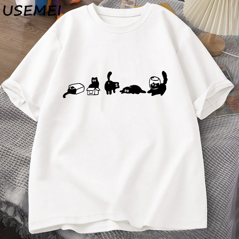 Cinq humeurs chats T-Shirts su - Retro Gaming Shirt avis et prix