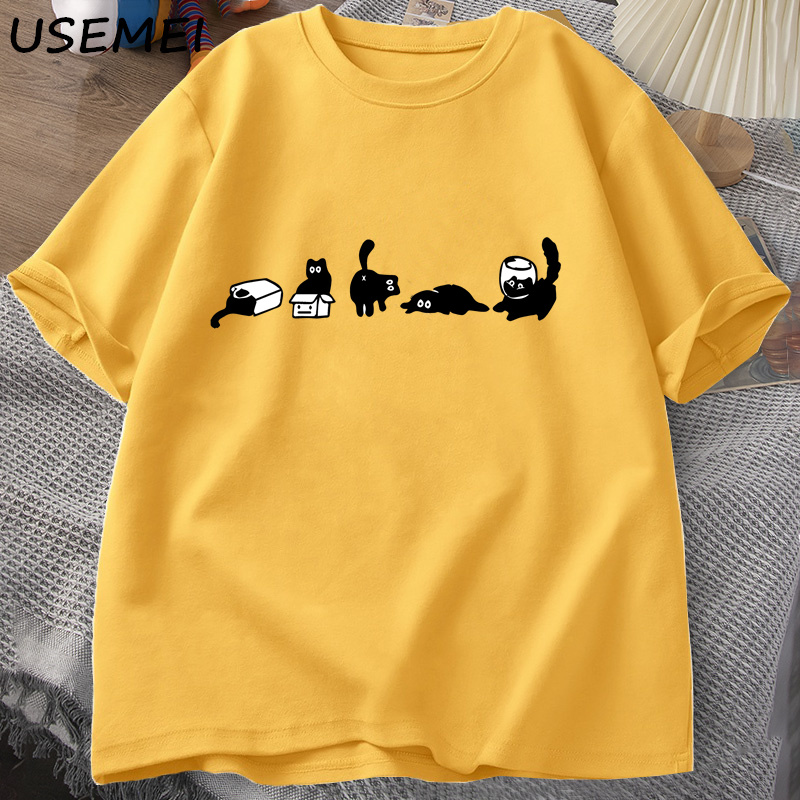 Cinq humeurs chats T-Shirts su - Retro Gaming Shirt avis et prix
