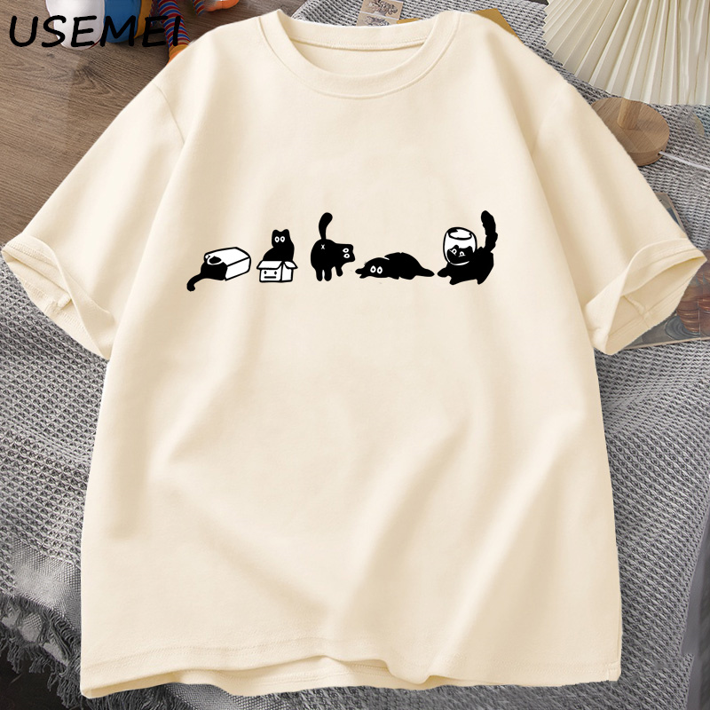 Cinq humeurs chats T-Shirts su - Retro Gaming Shirt avis et prix
