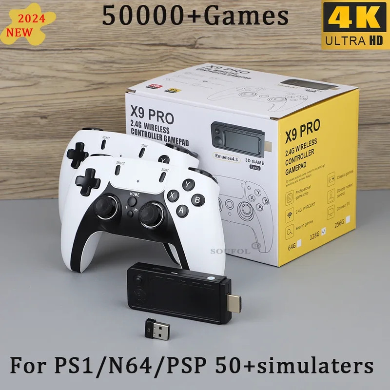 Nouveau X9 Pro rétro 4K 3D Gam - Retro Gaming Devices avis et prix