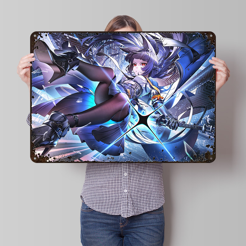Affiche métallique Hoshimi Miy - Retro Poster Gaming avis et prix