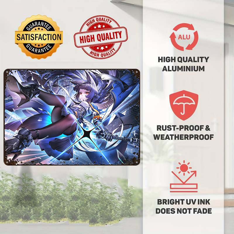 Affiche métallique Hoshimi Miy - Retro Poster Gaming avis et prix
