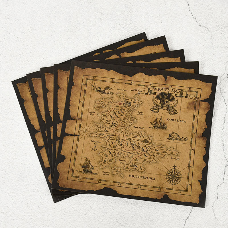 Carte de chasse au trésor d'av - Retro Poster Gaming avis et prix