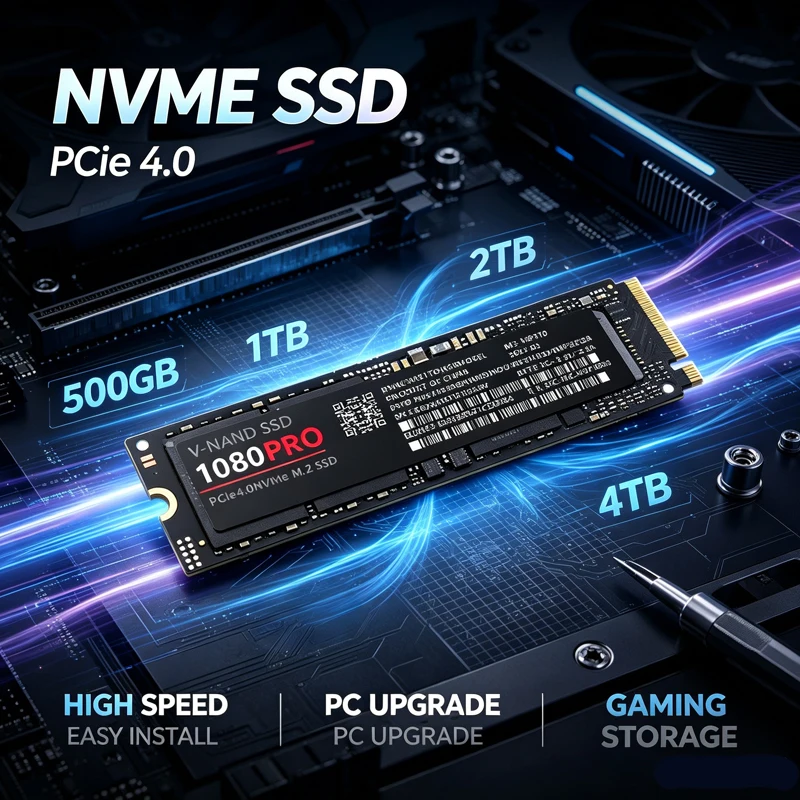 Nouveau SSD NVMe PCIe 4.0 M.2  - Samsung Ssd 980 Pro avis et prix