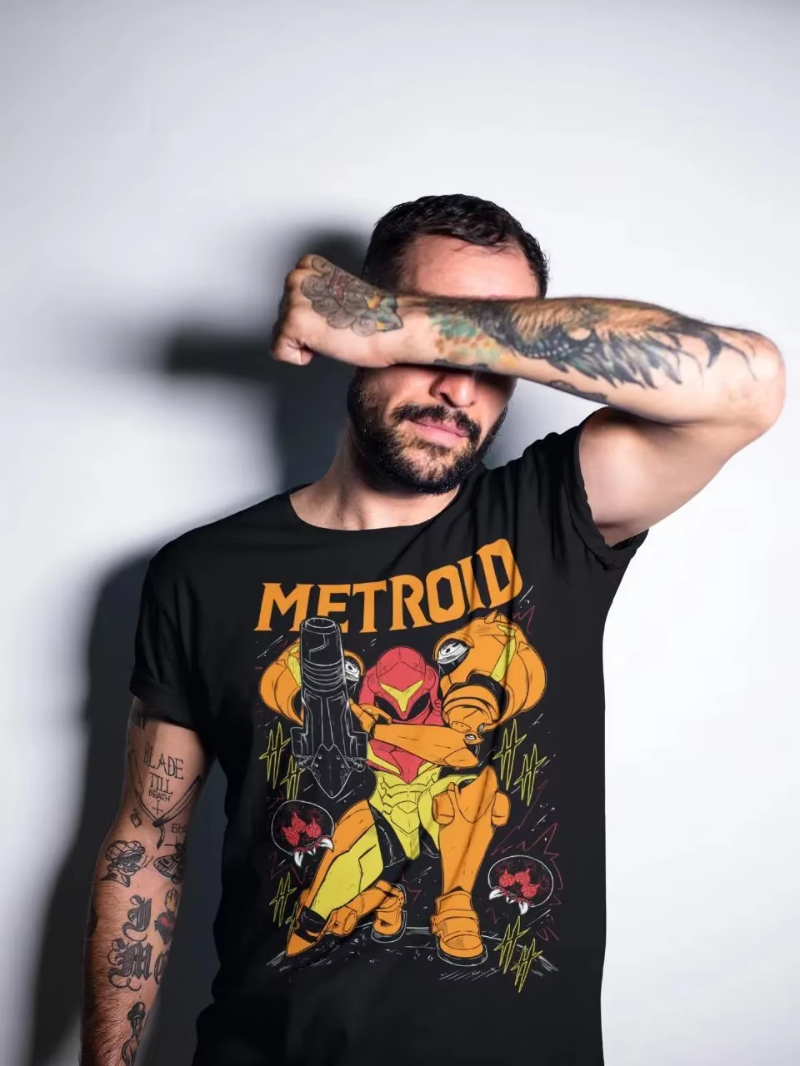 T-shirt d'été en pur coton amp - Retro Gaming Shirt avis et prix